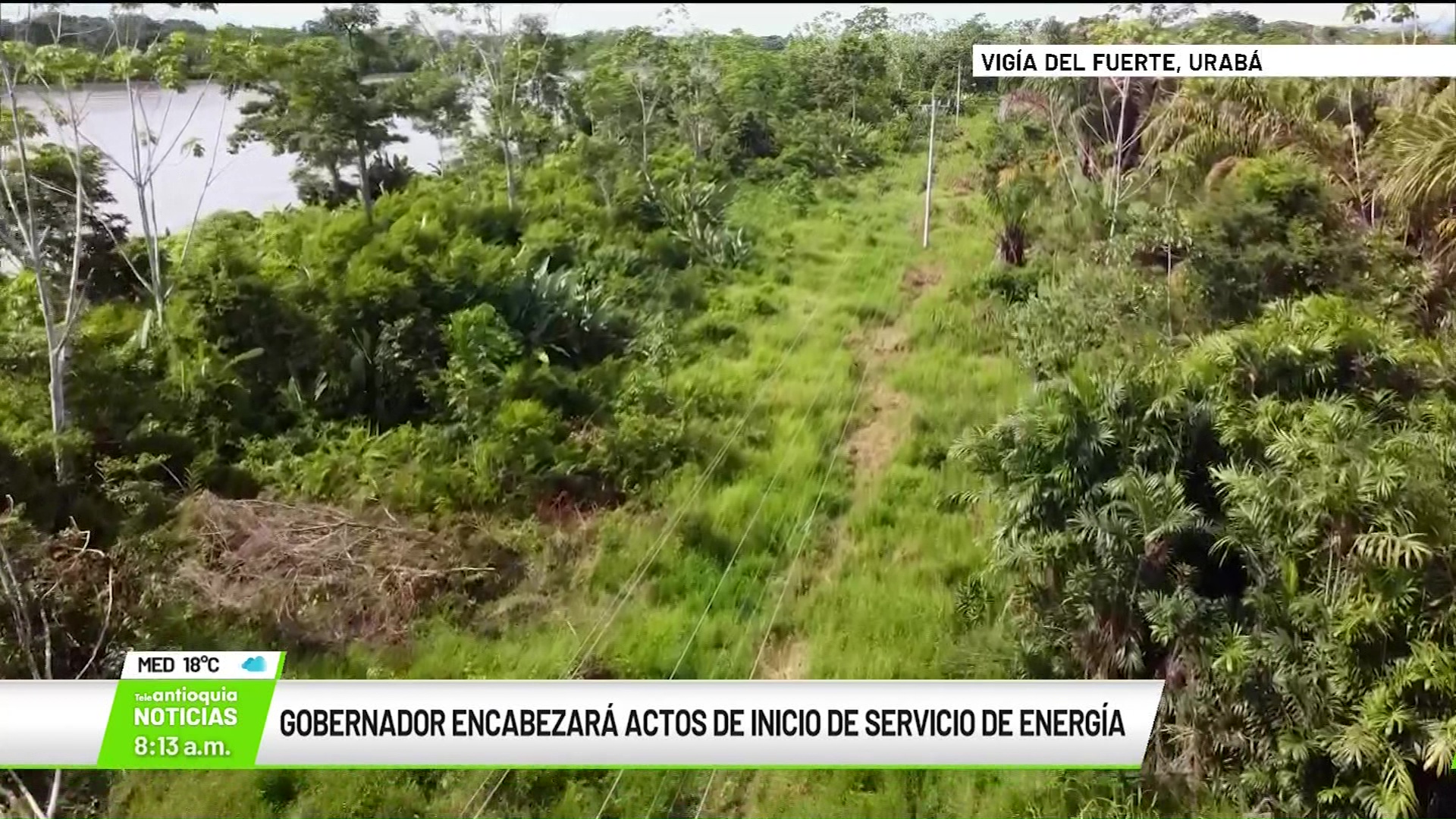 Desde hoy Vigía del Fuerte con servicio de energía durante las 24 horas