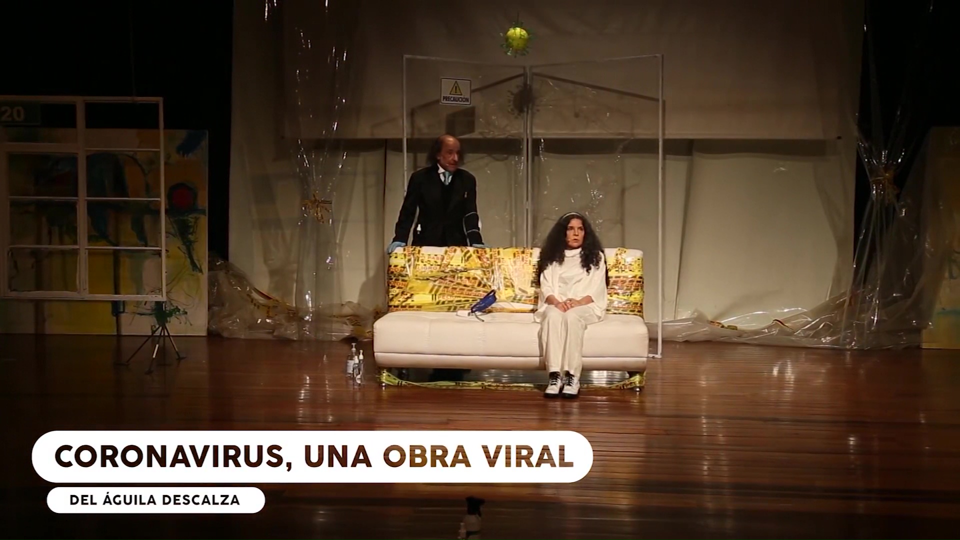 El Águila Descalza, de gira con obra sobre el Coronavirus