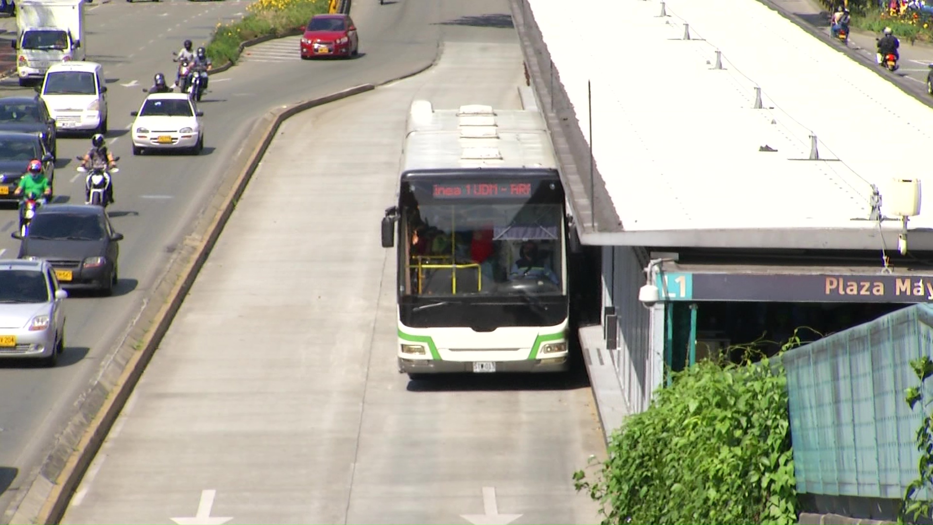 10 años de la línea 1 de buses del Metro