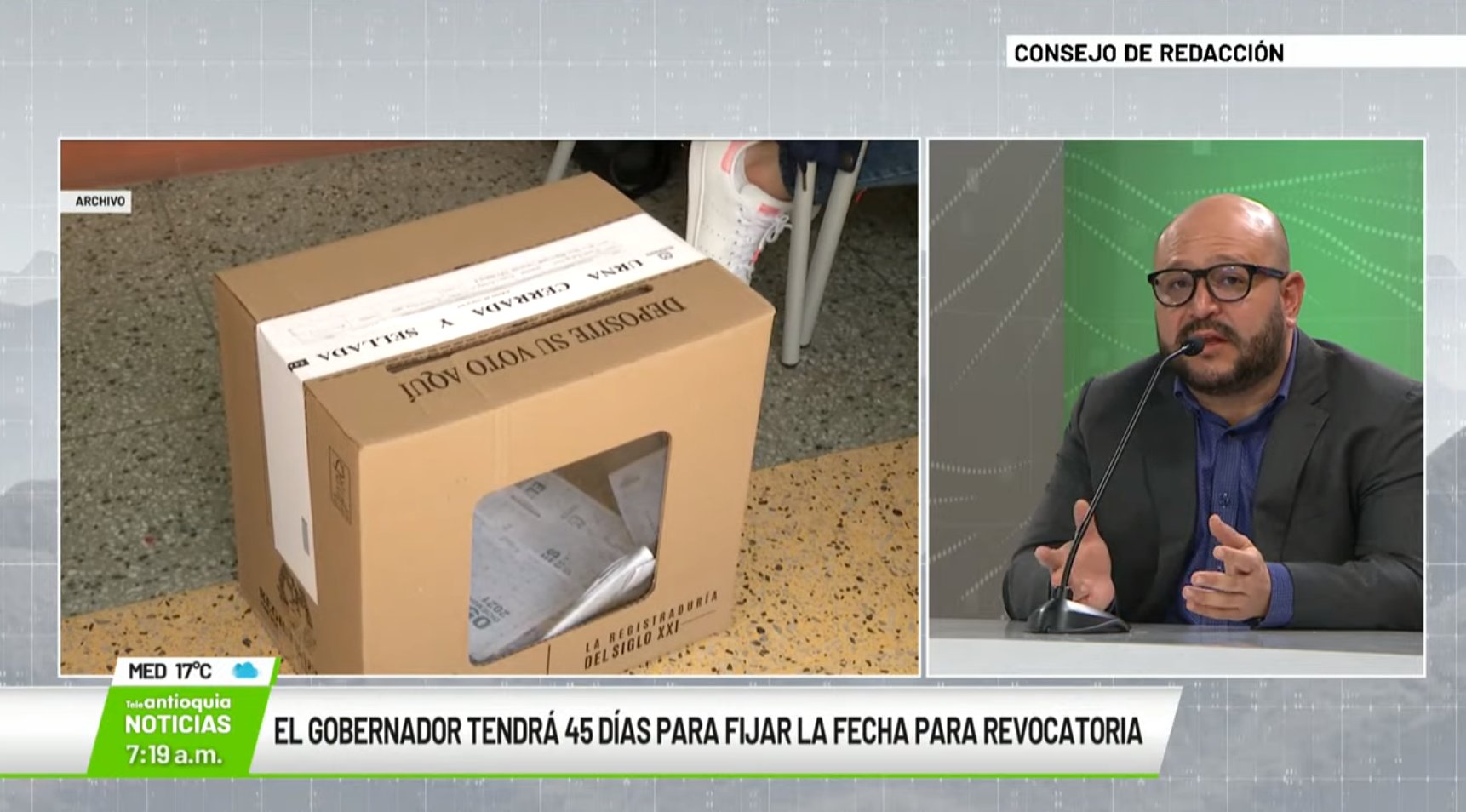 Entrevista con Andrés Felipe Gutiérrez Puerta, vocero de la revocatoria