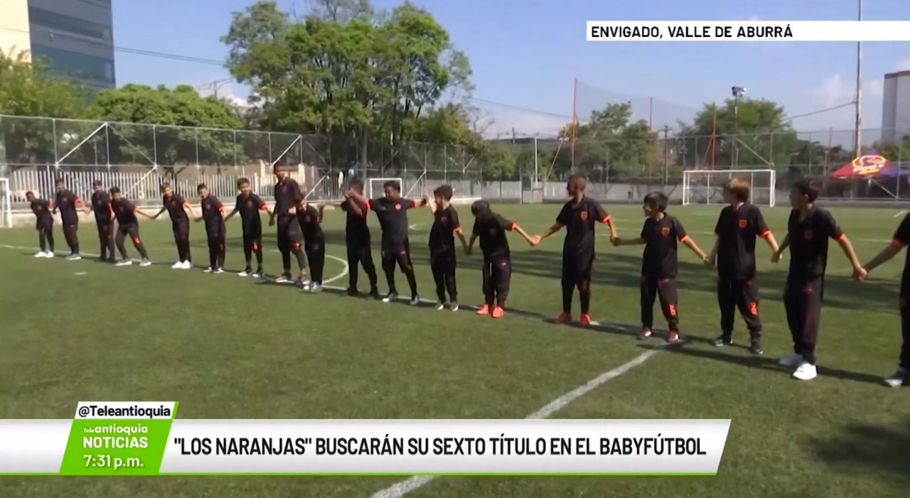 «Los Naranjas» buscaran su sexto titulo en el Babyfútbol