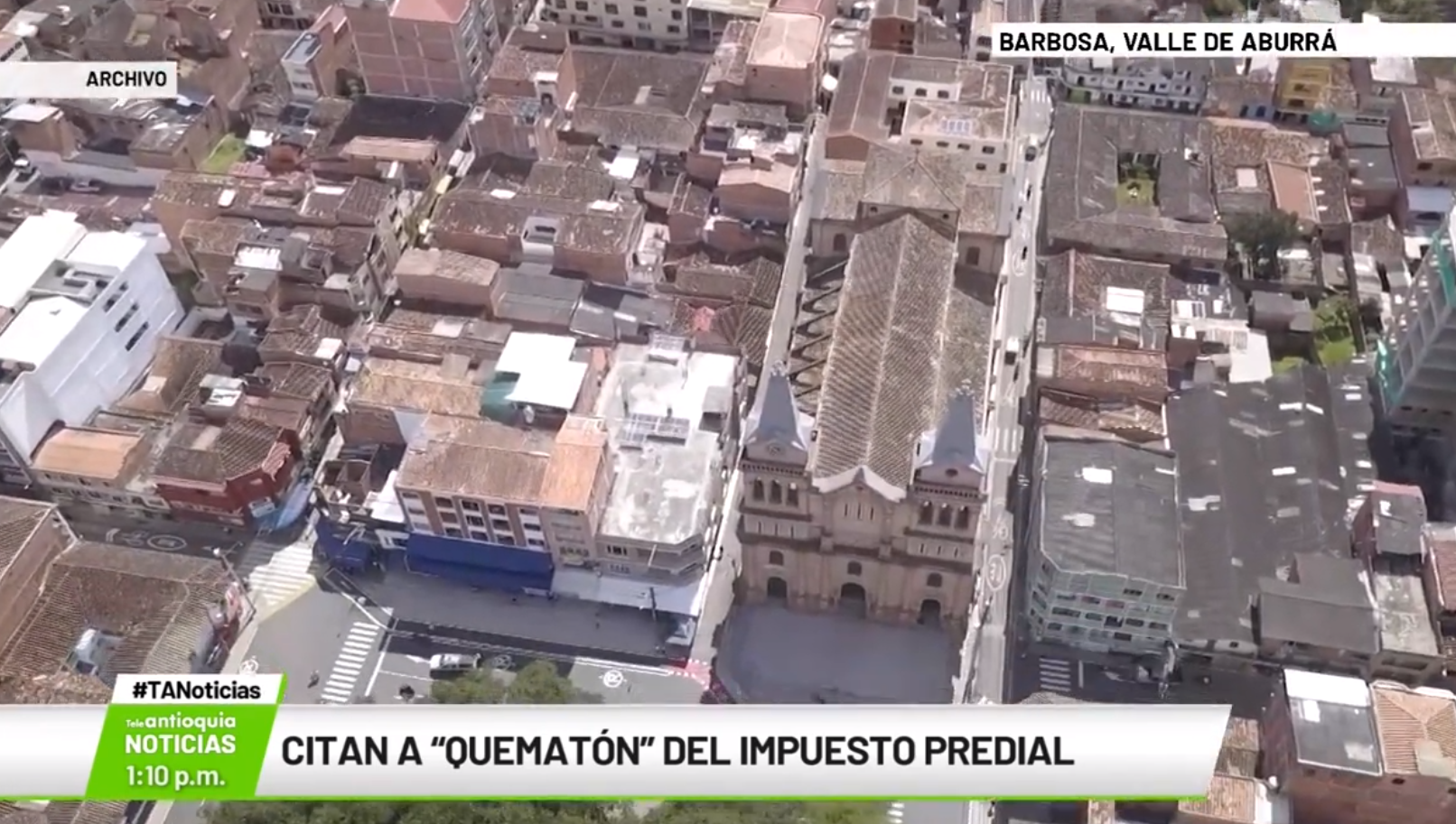 Citan a quematón del impuesto predial