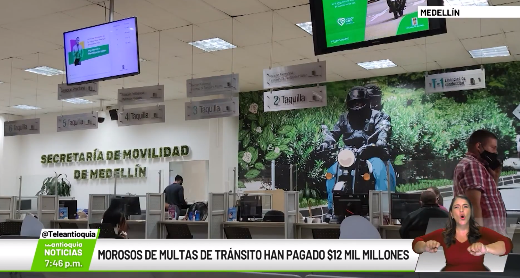 Morosos de multas de tránsito han pagado 12 mil millones de pesos