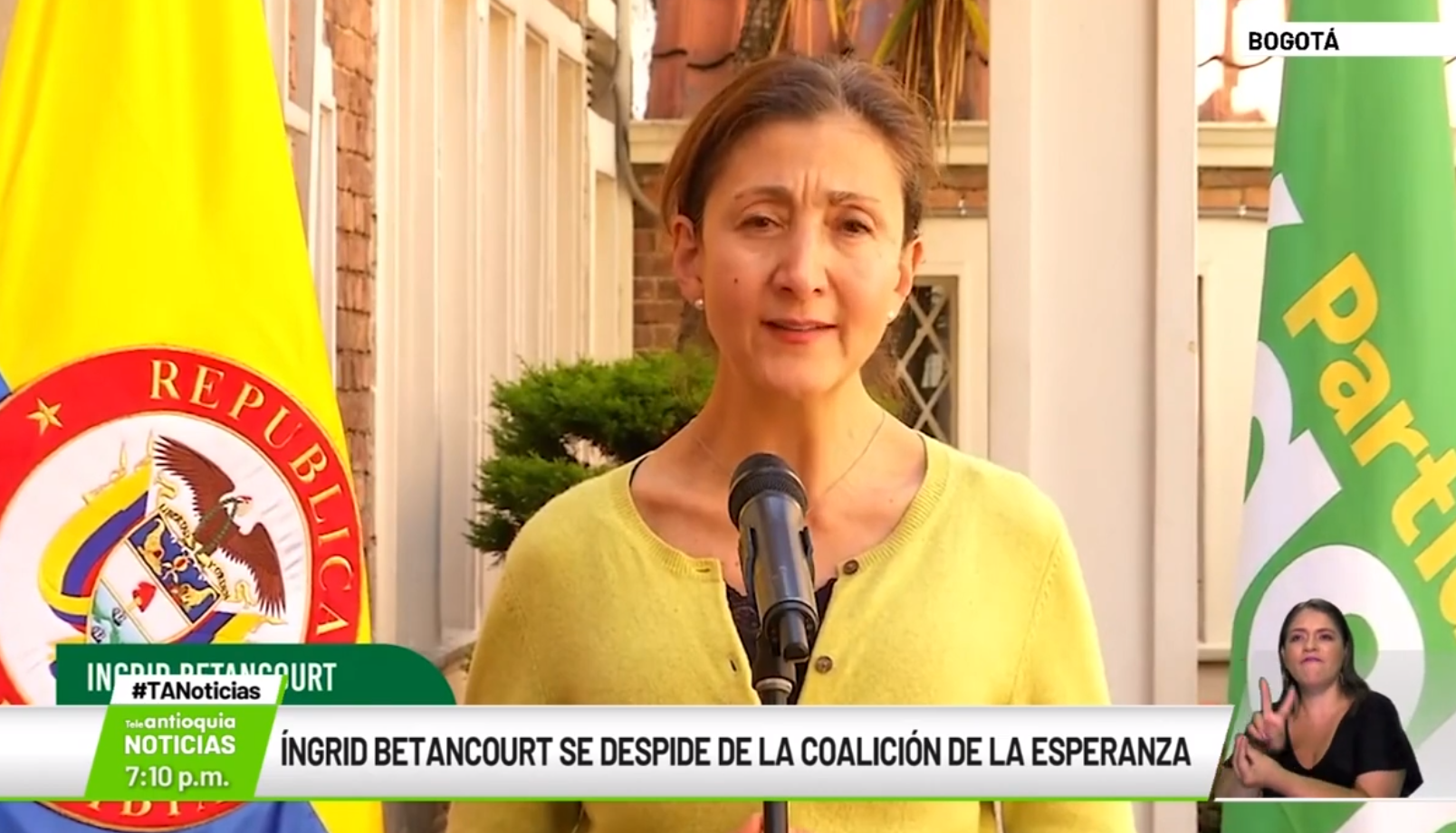 Ingird Betancour se despide de la coalición de La Esperanza