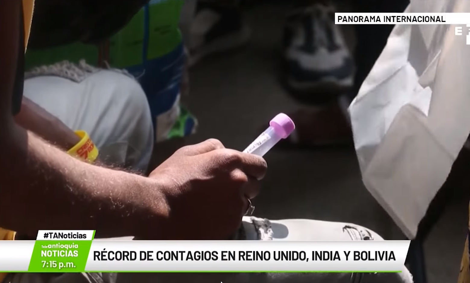 Récord de contagios en Reino Unido, India y Bolivia