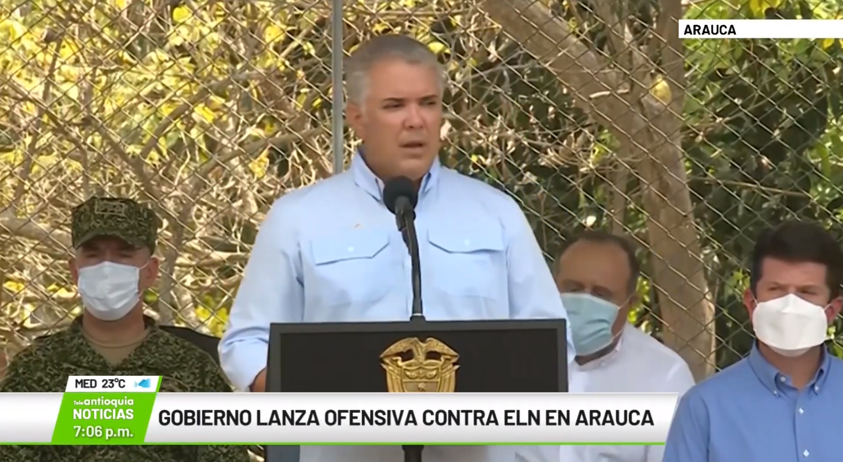 Gobierno lanza ofensiva contra ELN en Arauca