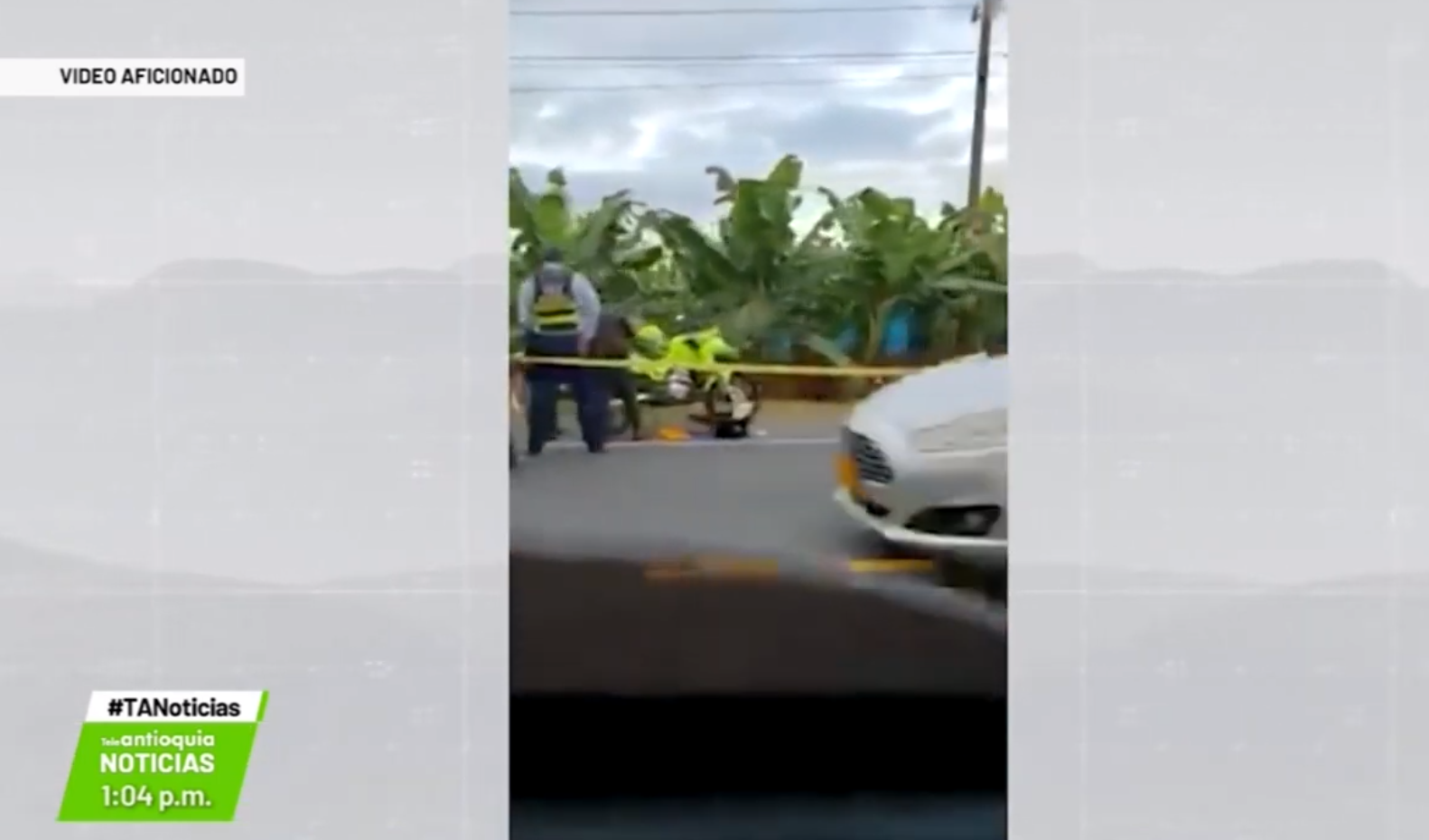 Dos personas mueren en accidentes en vías en Antioquia