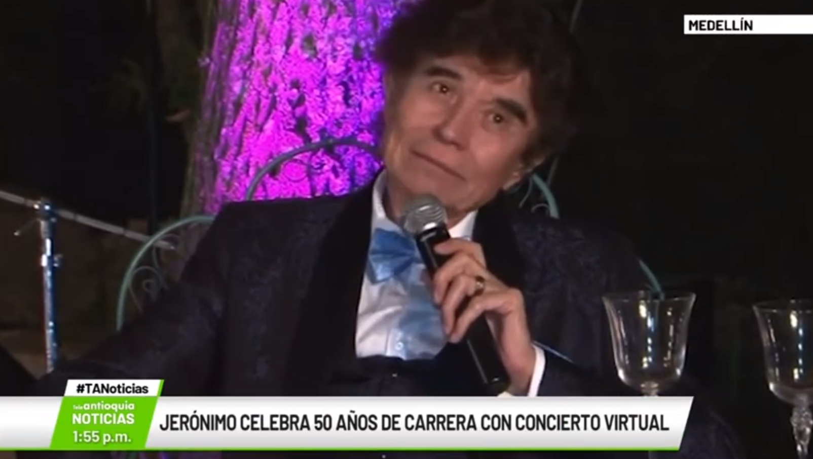 Jerónimo celebra 50 años de carrera con concierto virtual