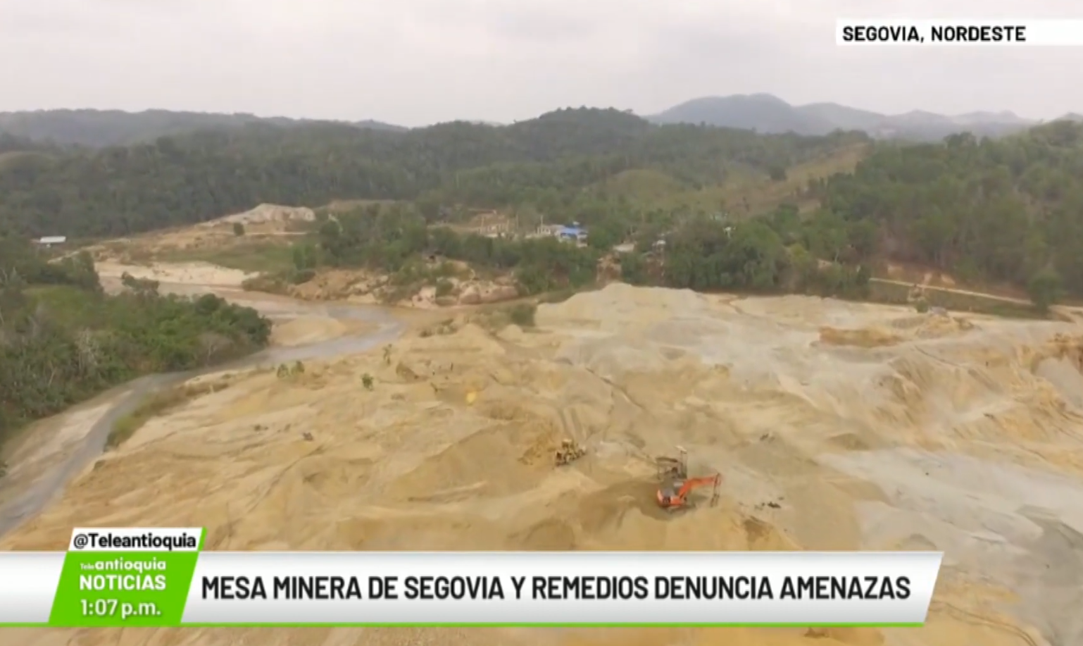 Mesa minera de Segovia y Remedios denuncia amenazas