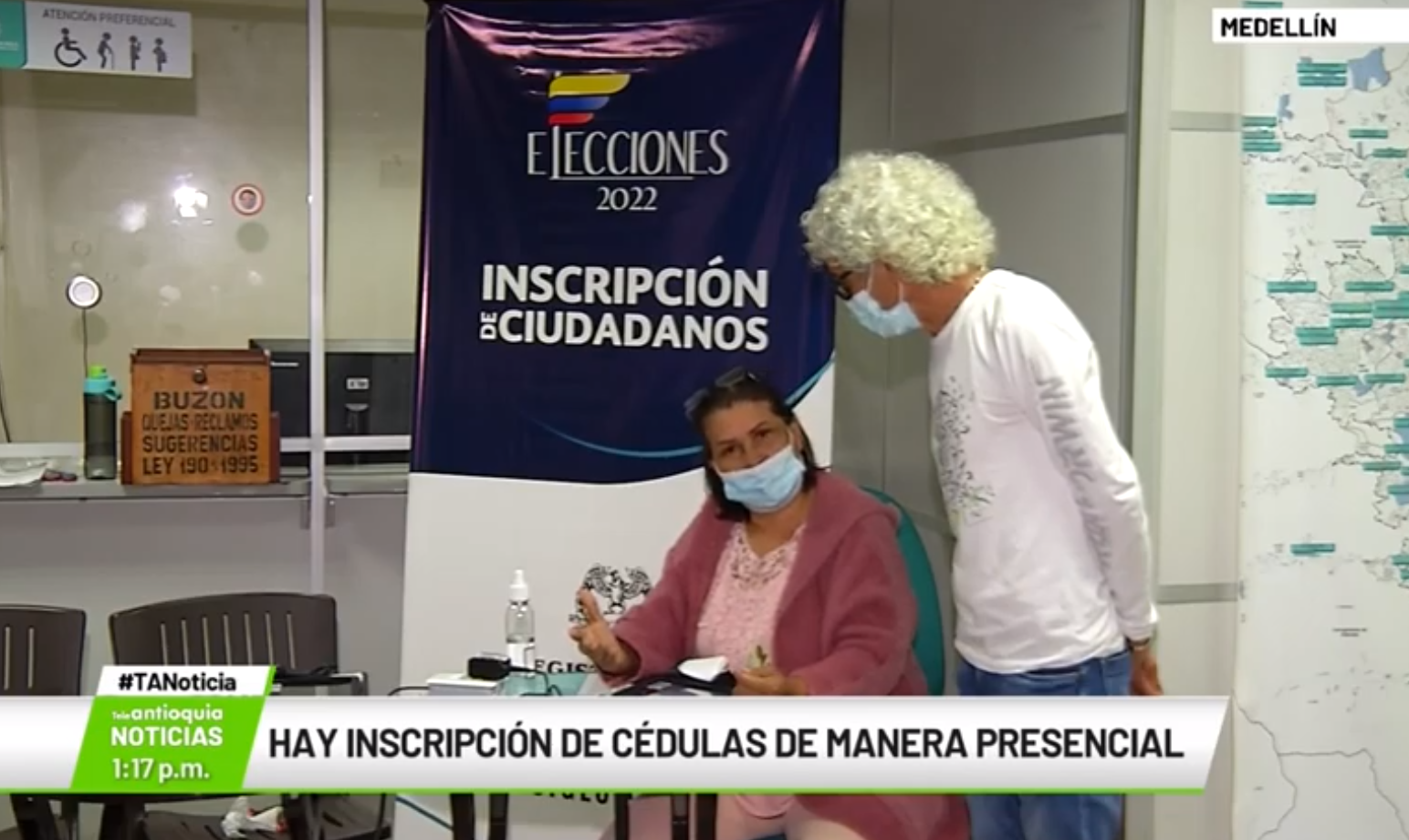 Hay inscripción de cédulas de manera presencial