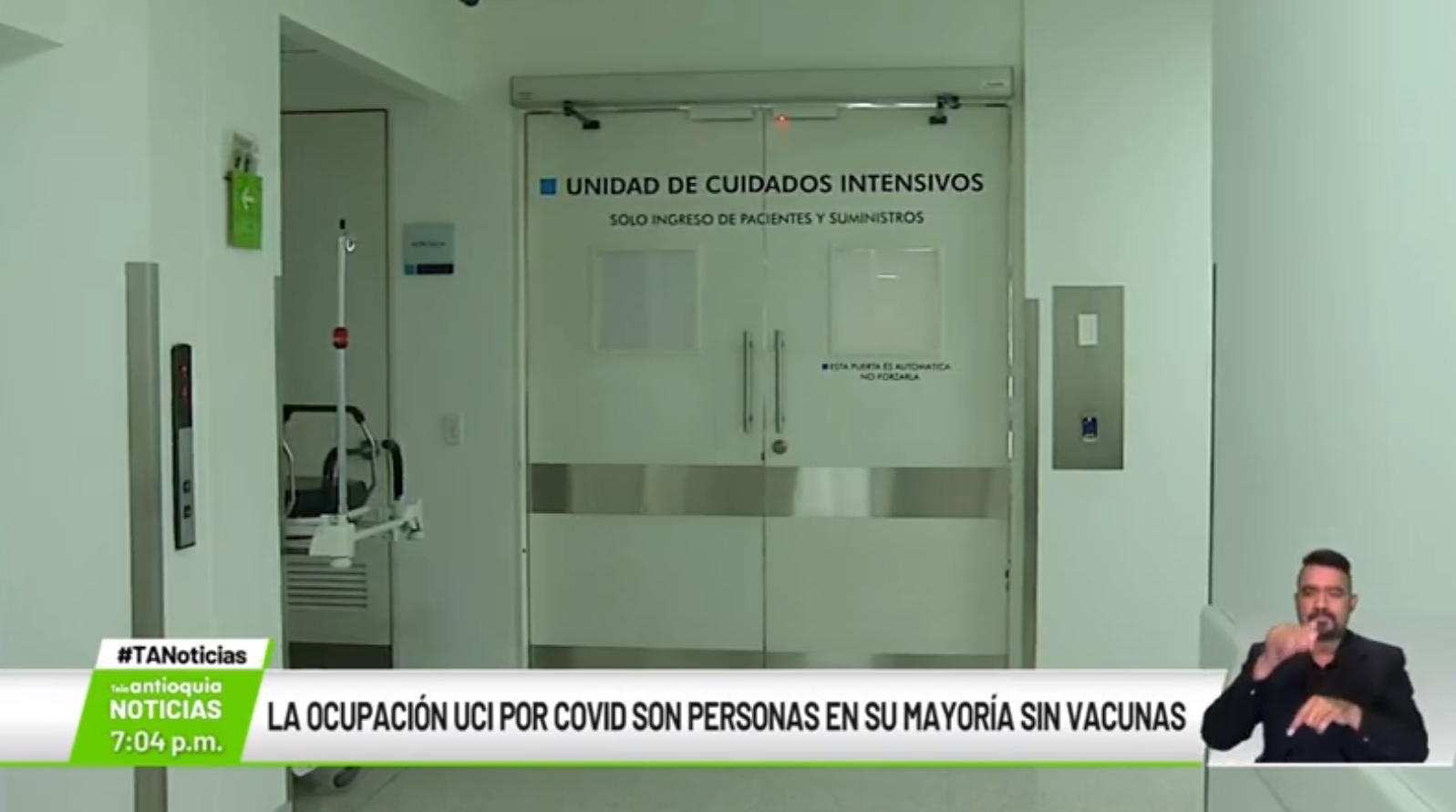 La ocupación UCI por Covid son personas en su mayoría sin vacunas