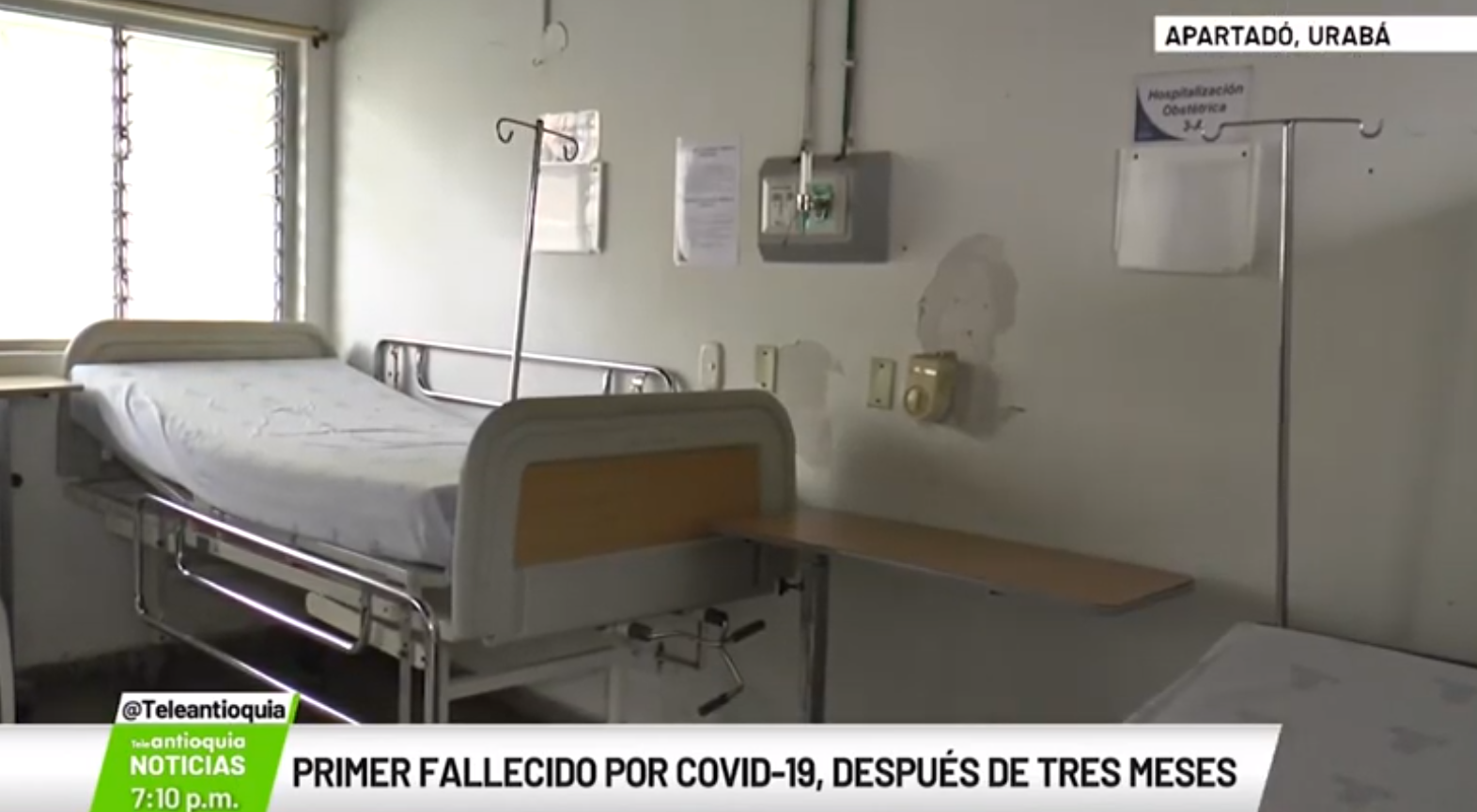 Primer fallecido por Covid – 19, después de tres meses