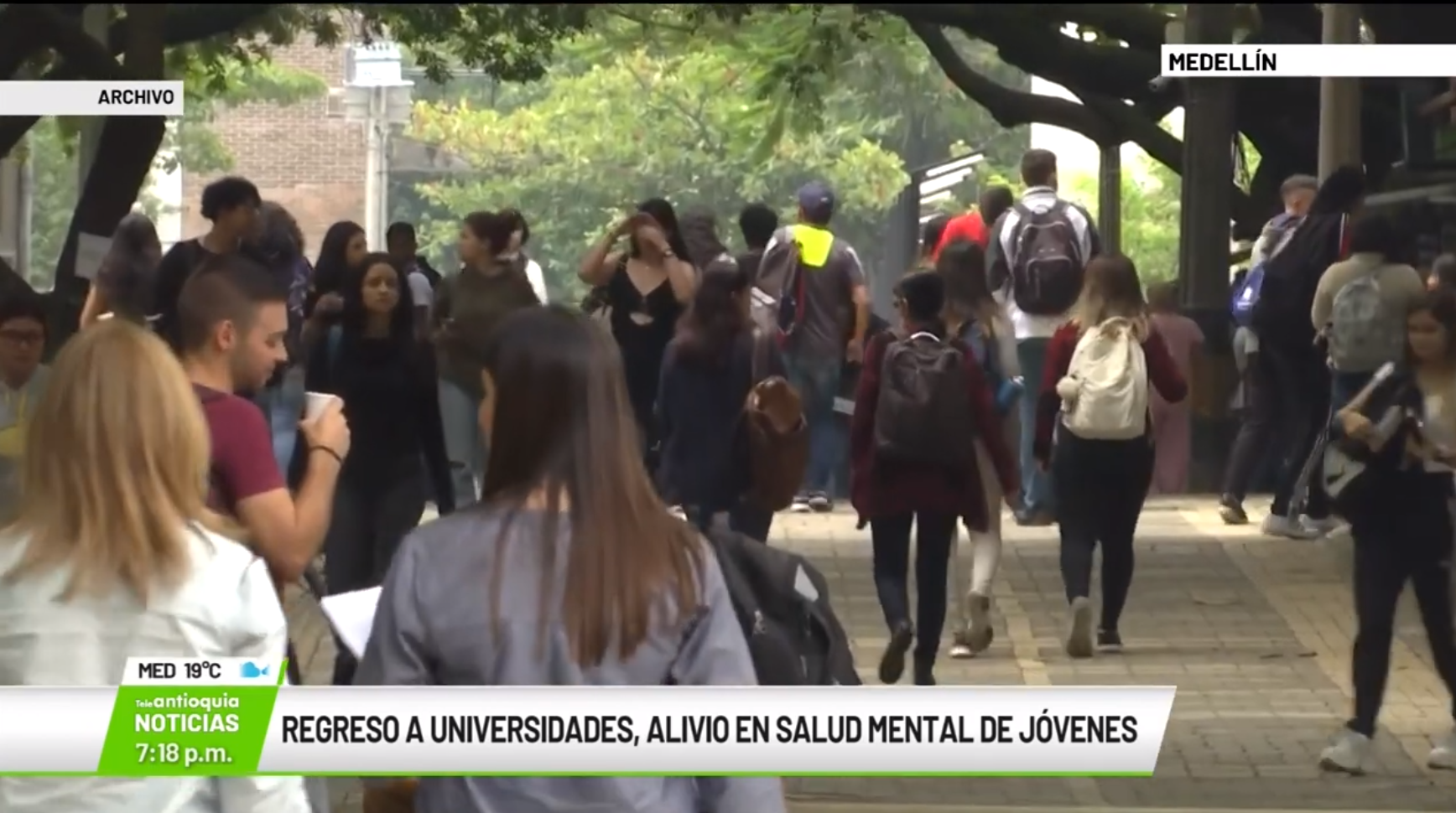 Regreso a universidades, alivio en salud mental de jóvenes