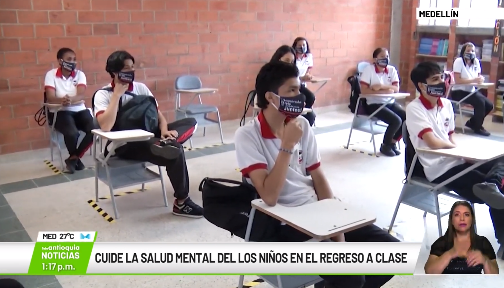 Cuide la salud mental de los niños en el regreso a clase