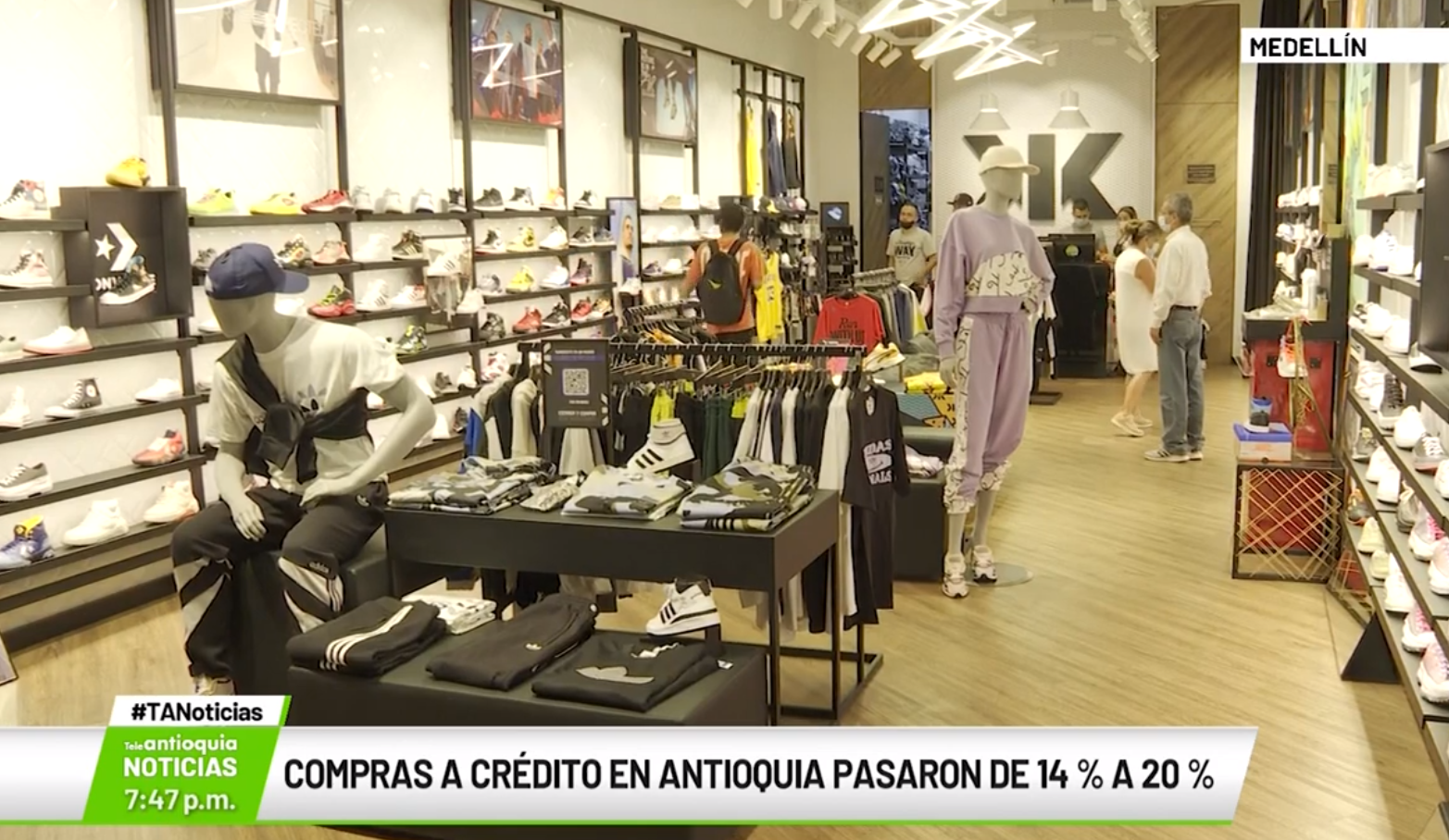 Compras a crédito en Antioquia pasaron de 14 % a 20 %