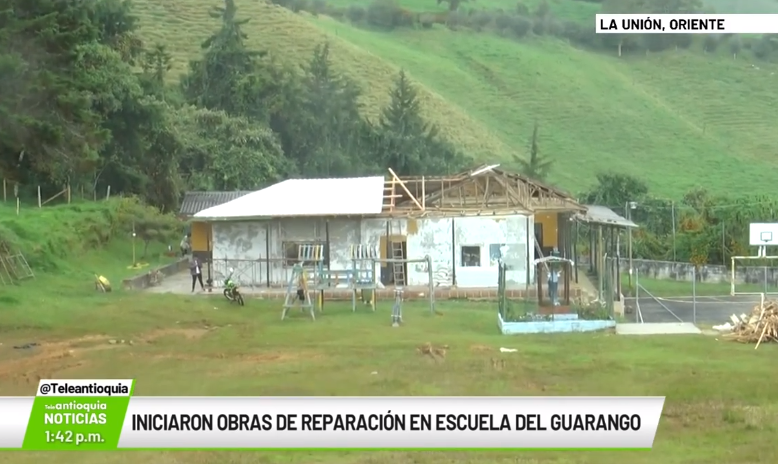 Iniciaron obras de reparación en escuela del Guarango