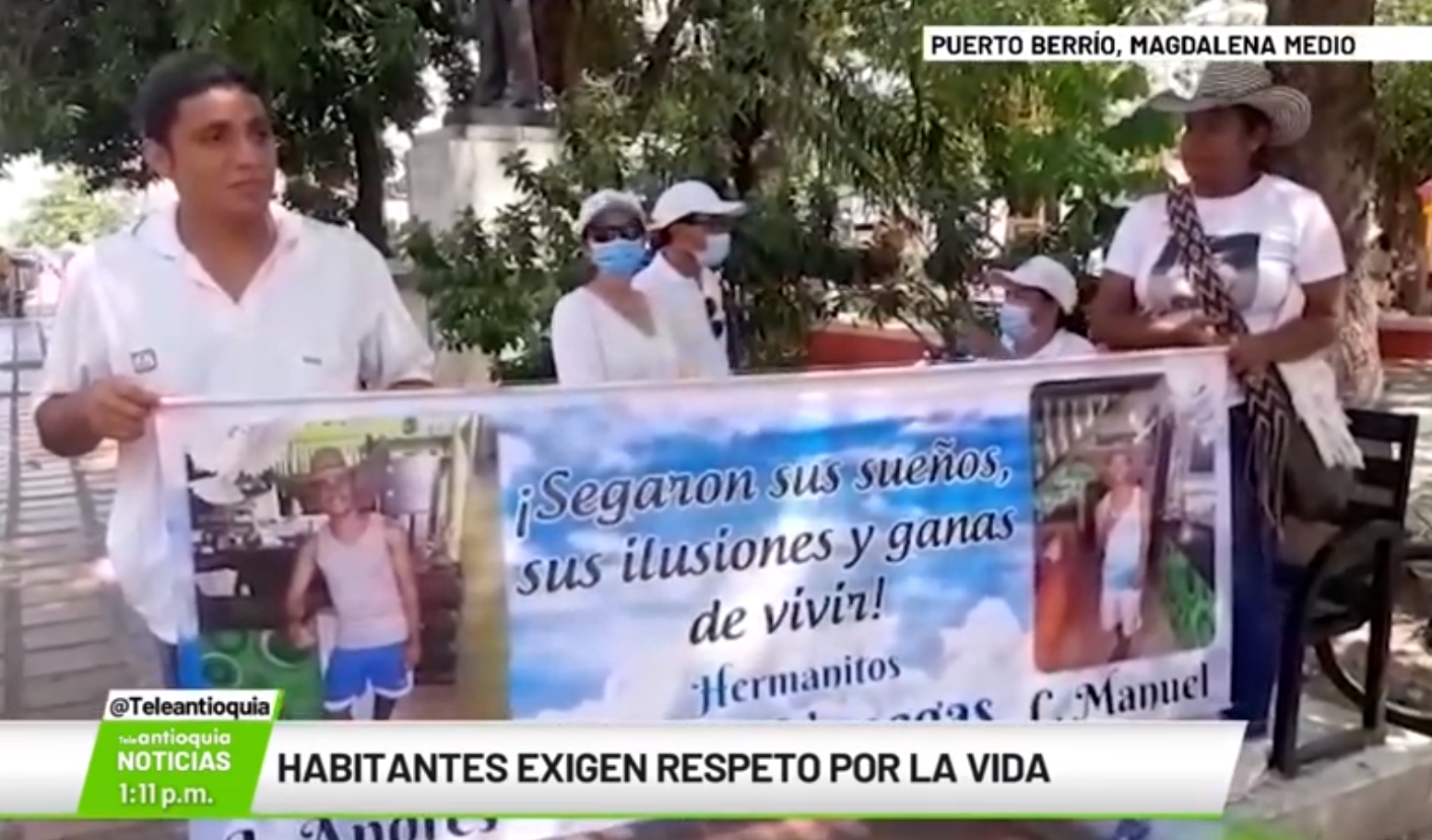 Habitantes exigen respeto por la vida