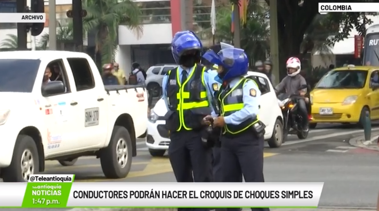 Conductores podrán hacer el croquis de choques simples