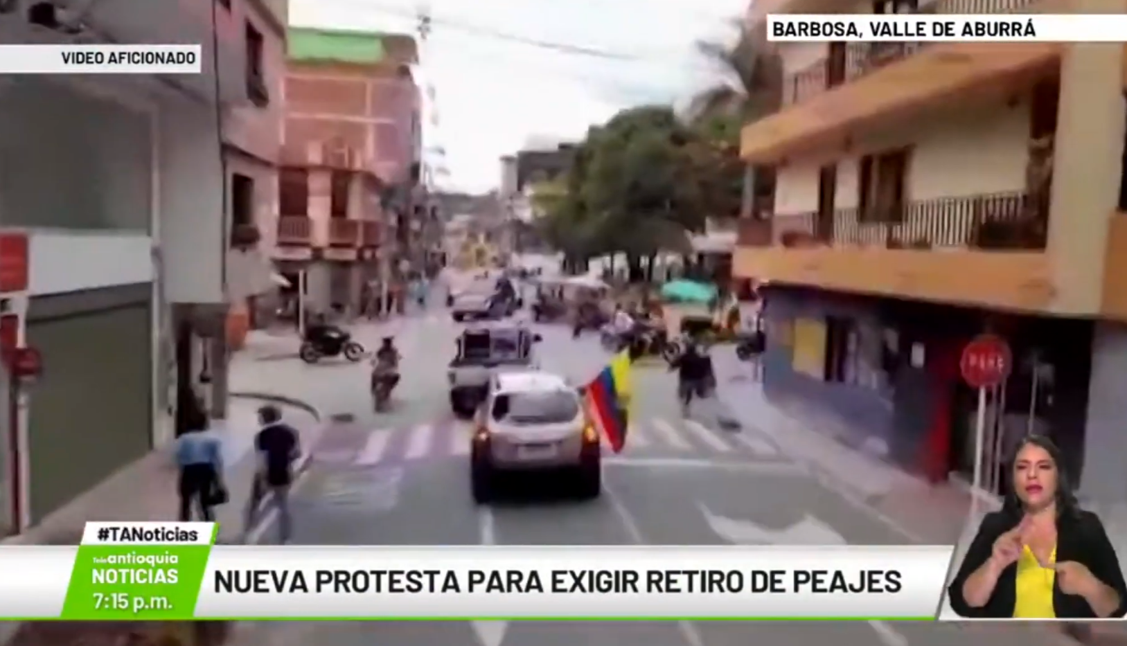 Nueva protesta para exigir retiro de peajes