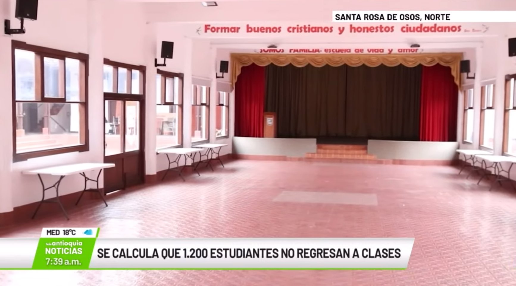 Se calcula que 1.200 estudiantes no regresen a clases