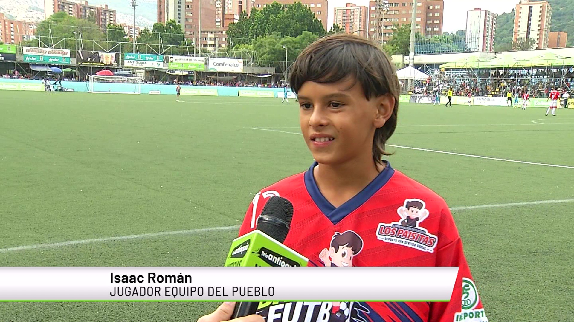 Isaac Román cumplió su sueño en el escenario del Babyfútbol