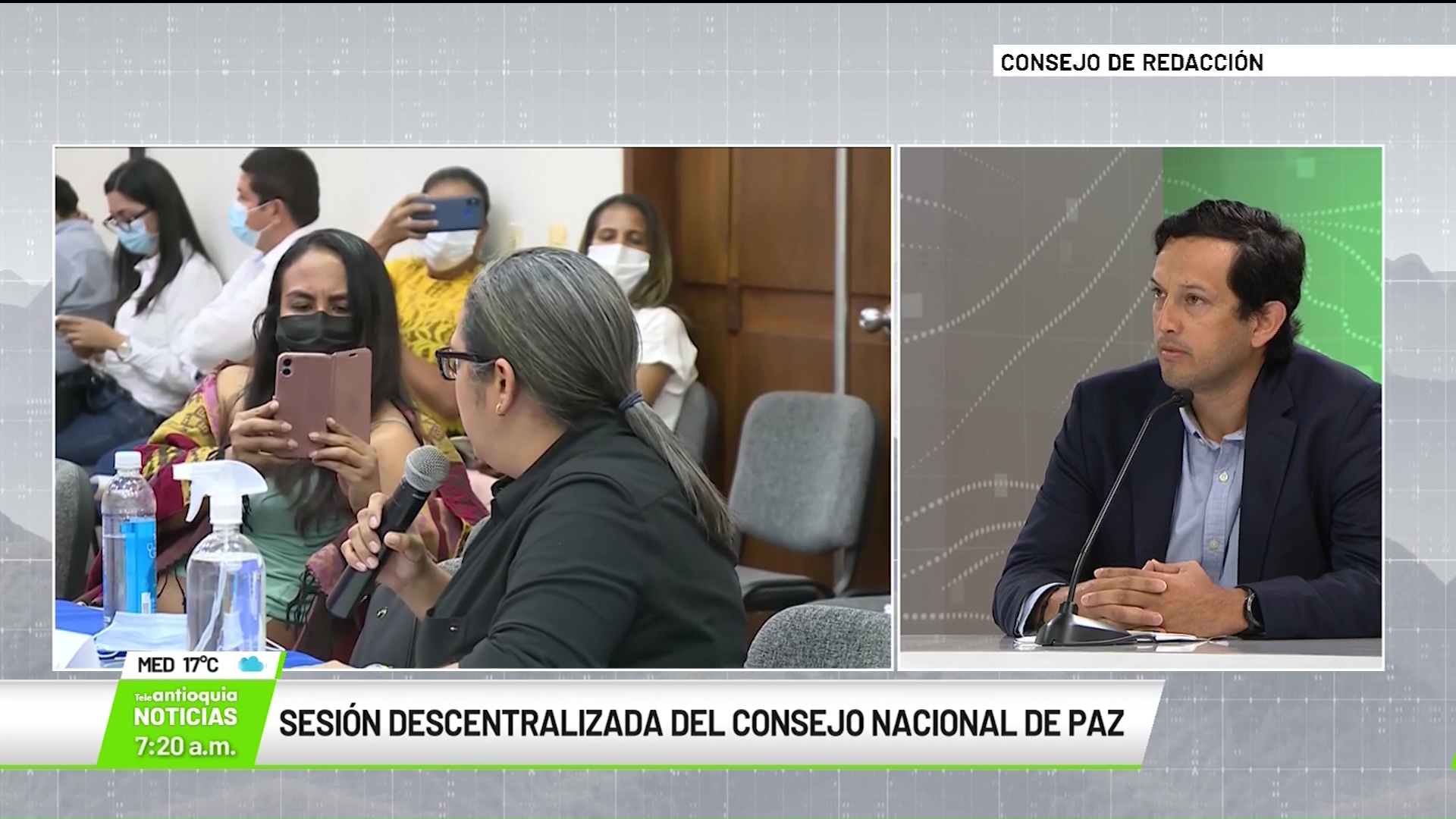 Entrevista con Rafael Blanco, secretario de gobierno, paz y noviolencia de Antioquia