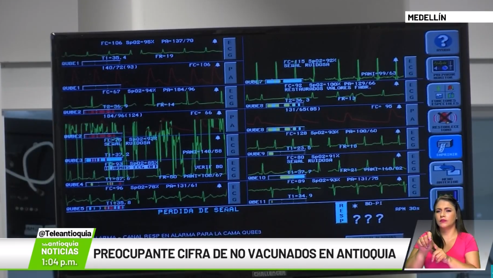 Preocupante cifra de no vacunados en Antioquia