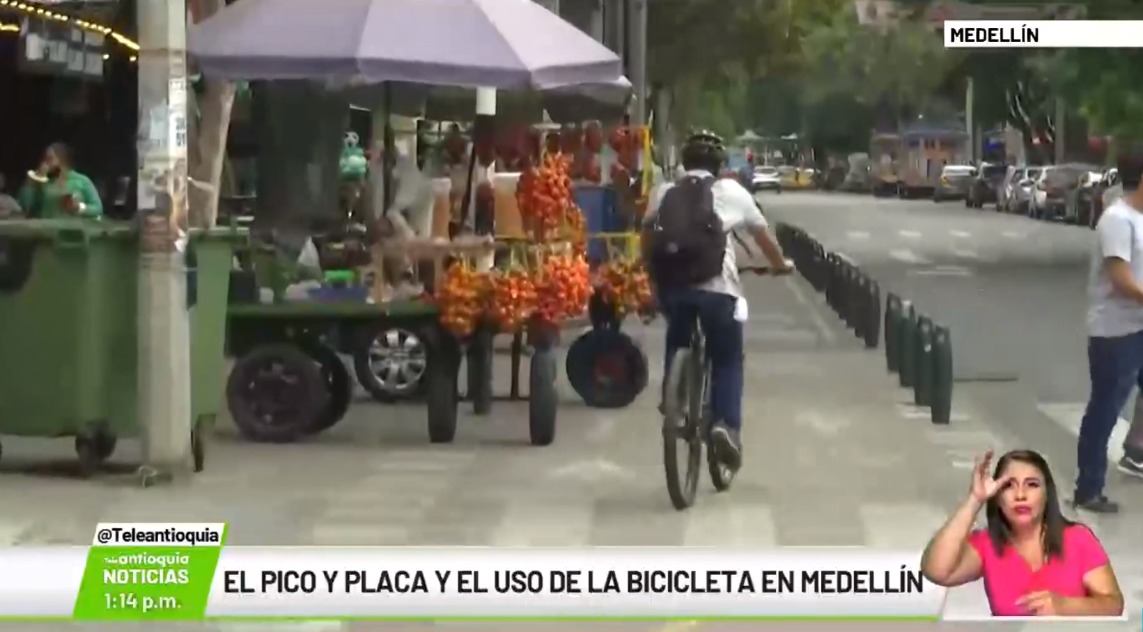 El pico y placa y el uso de la bicicleta en Antioquia