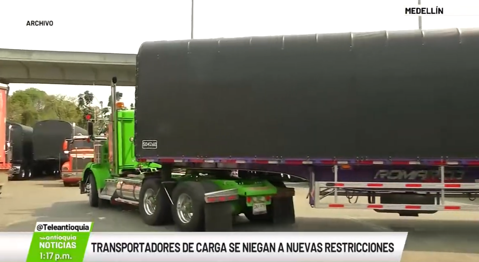 Transportadores de carga se niegan a nuevas restricciones