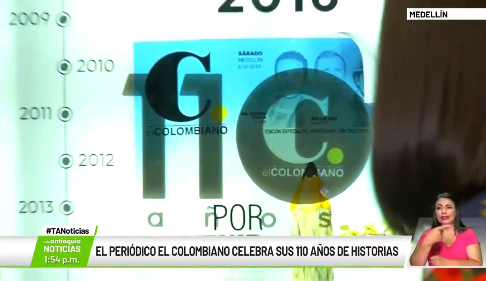 El periódico El colombiano celebra sus 110 años de historias