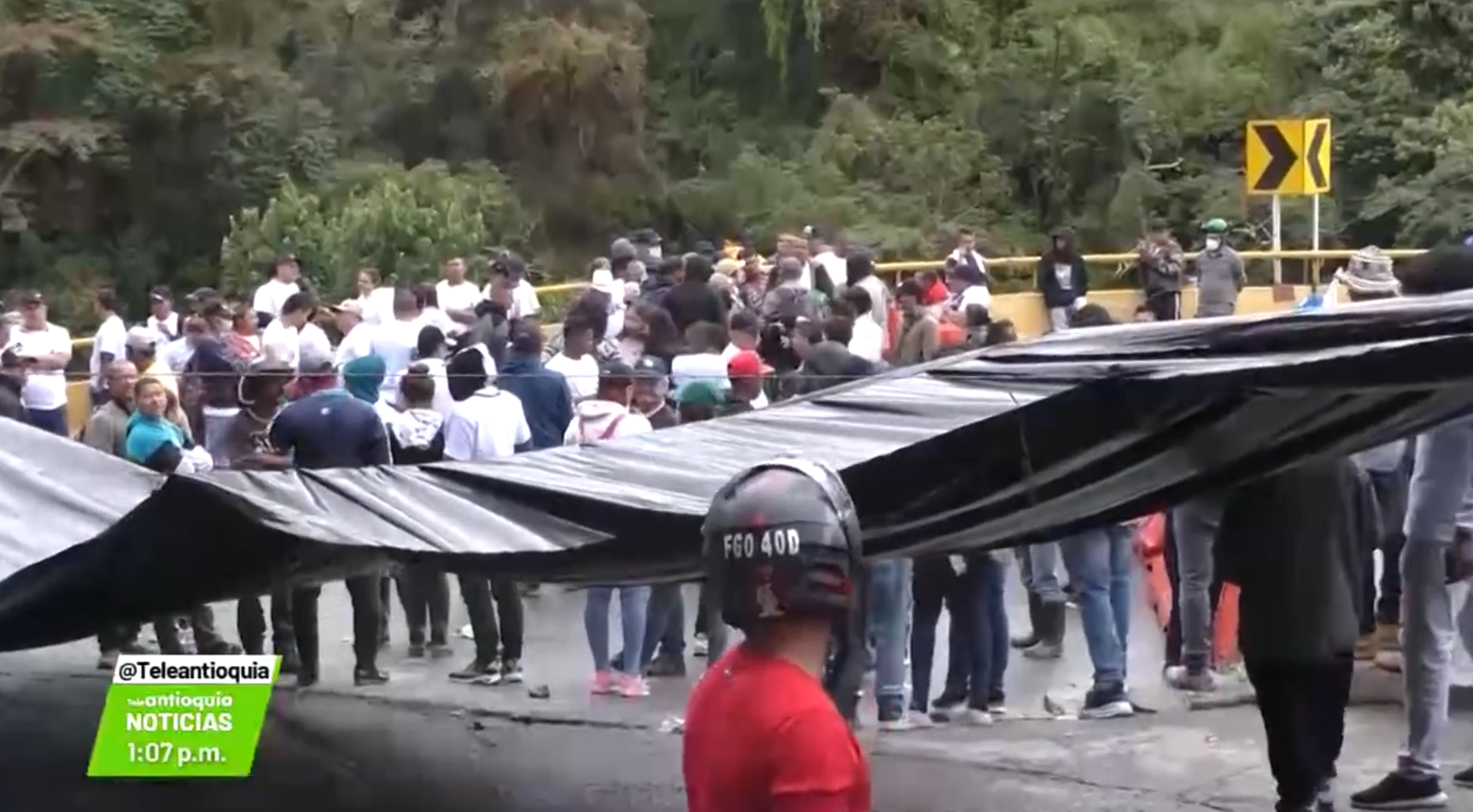 Mineros de Buriticá levantaron protesta para negociar