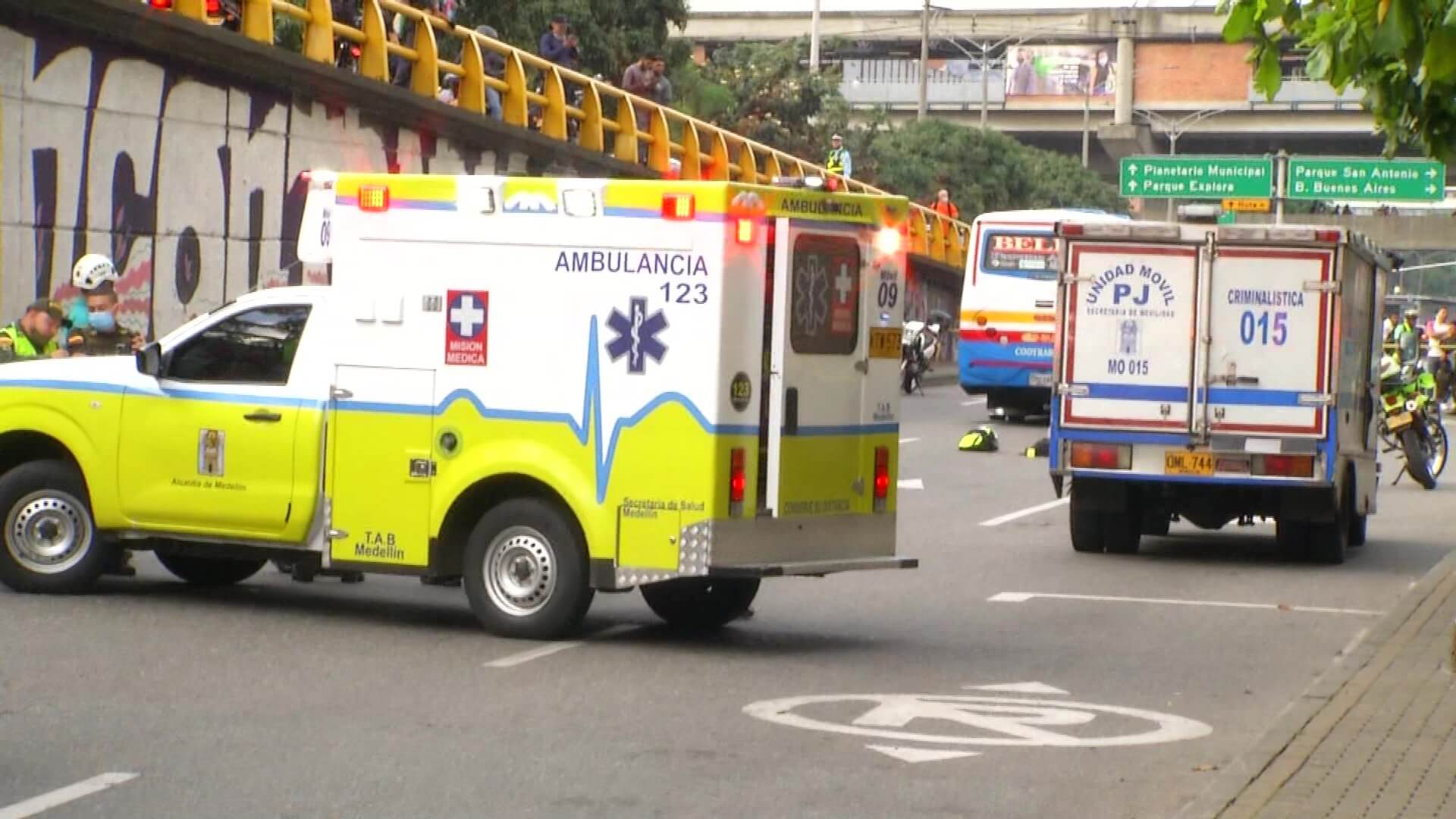 Accidentes de tránsito: una persona muerta y cuatro heridas