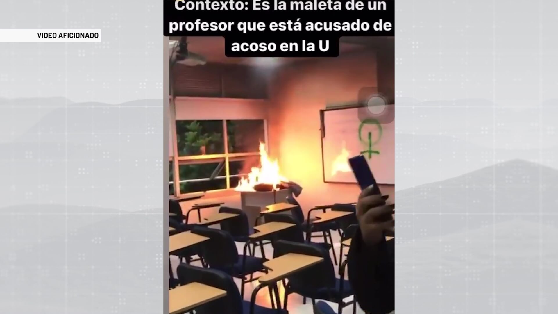 Agresión contra profesor señalado de acoso sexual