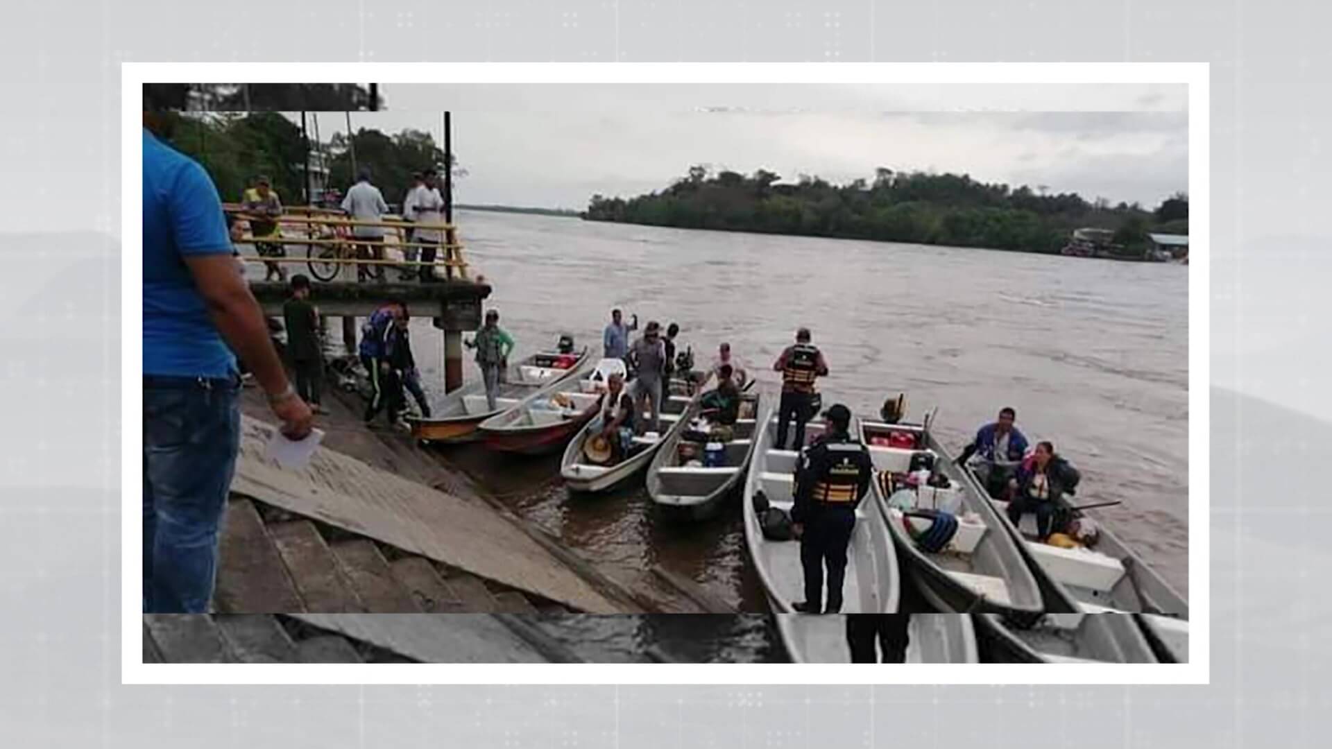 Buscan a niña de 3 años tras naufragio en el río Nare