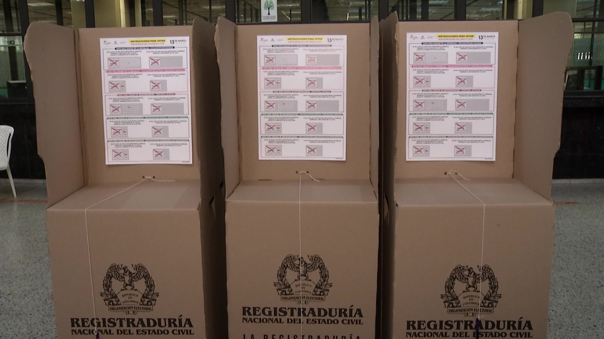 El material electoral ya está en los 125 municipios