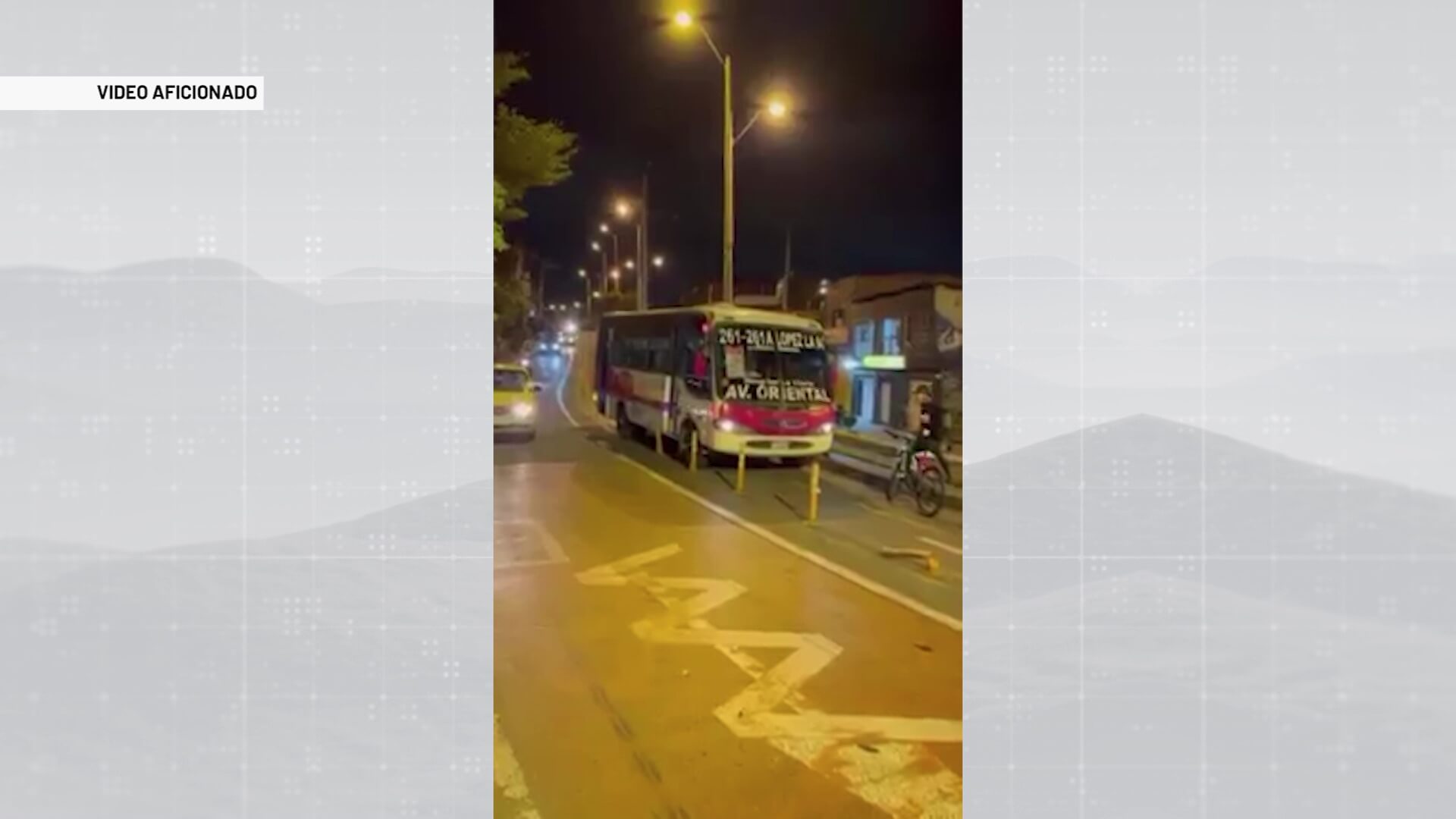 Graban imprudencias viales de conductores en Medellín