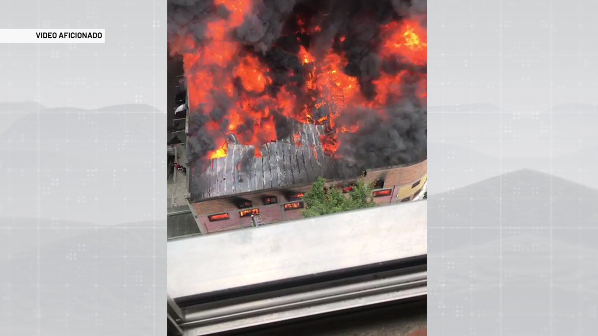 Incendio en bodega de textiles en El Chagualo