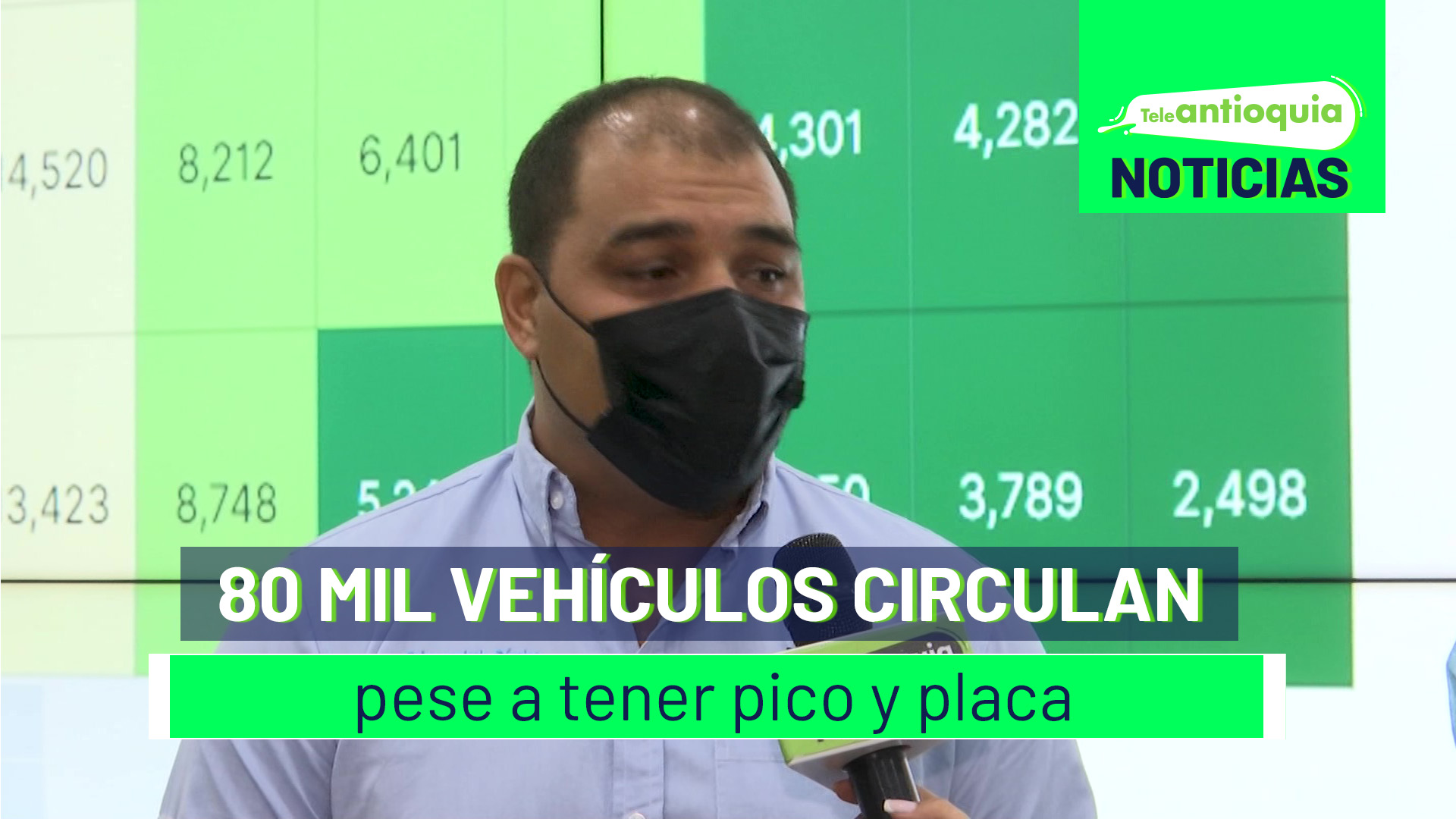 80 mil vehículos circulan pese a tener pico y placa