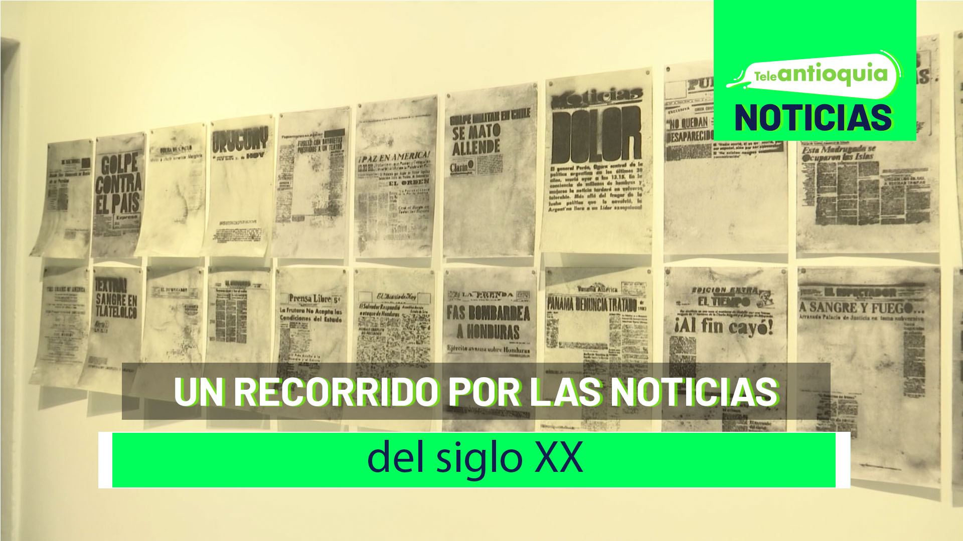 Un recorrido por las noticias del siglo XX