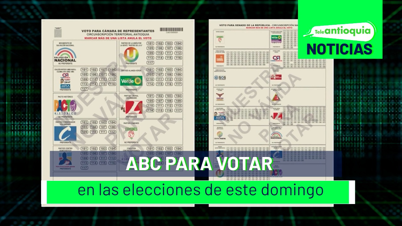 ABC para votar en las elecciones de este domingo