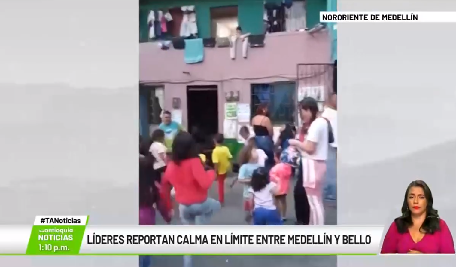 Líderes reportan calma en límite entre Medellín y Bello