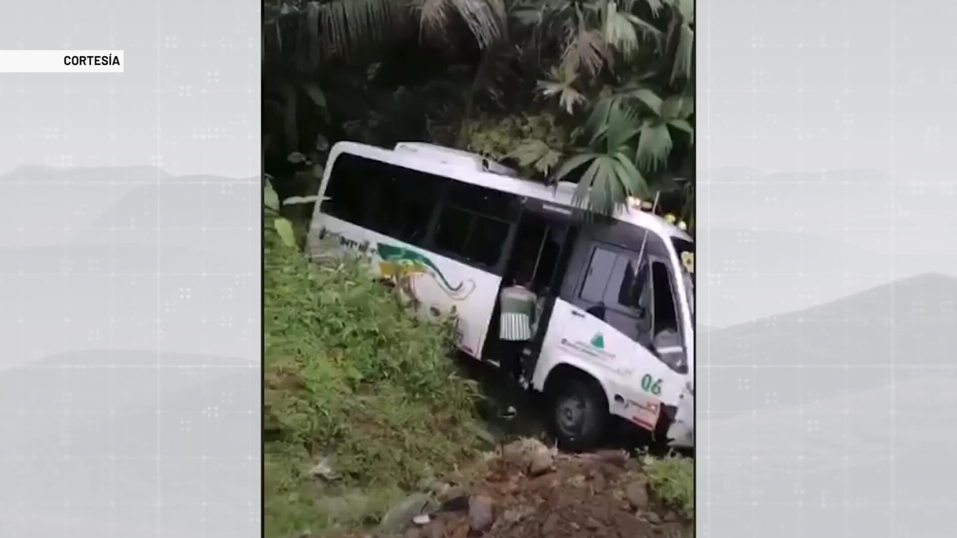 17 lesionados por accidente en vía Carepa-Apartadó