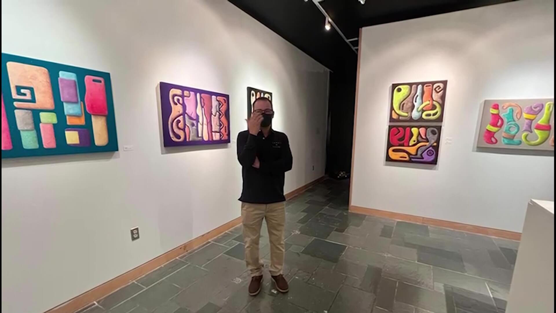 Artista itagüiseño expone en Universidad de Kean