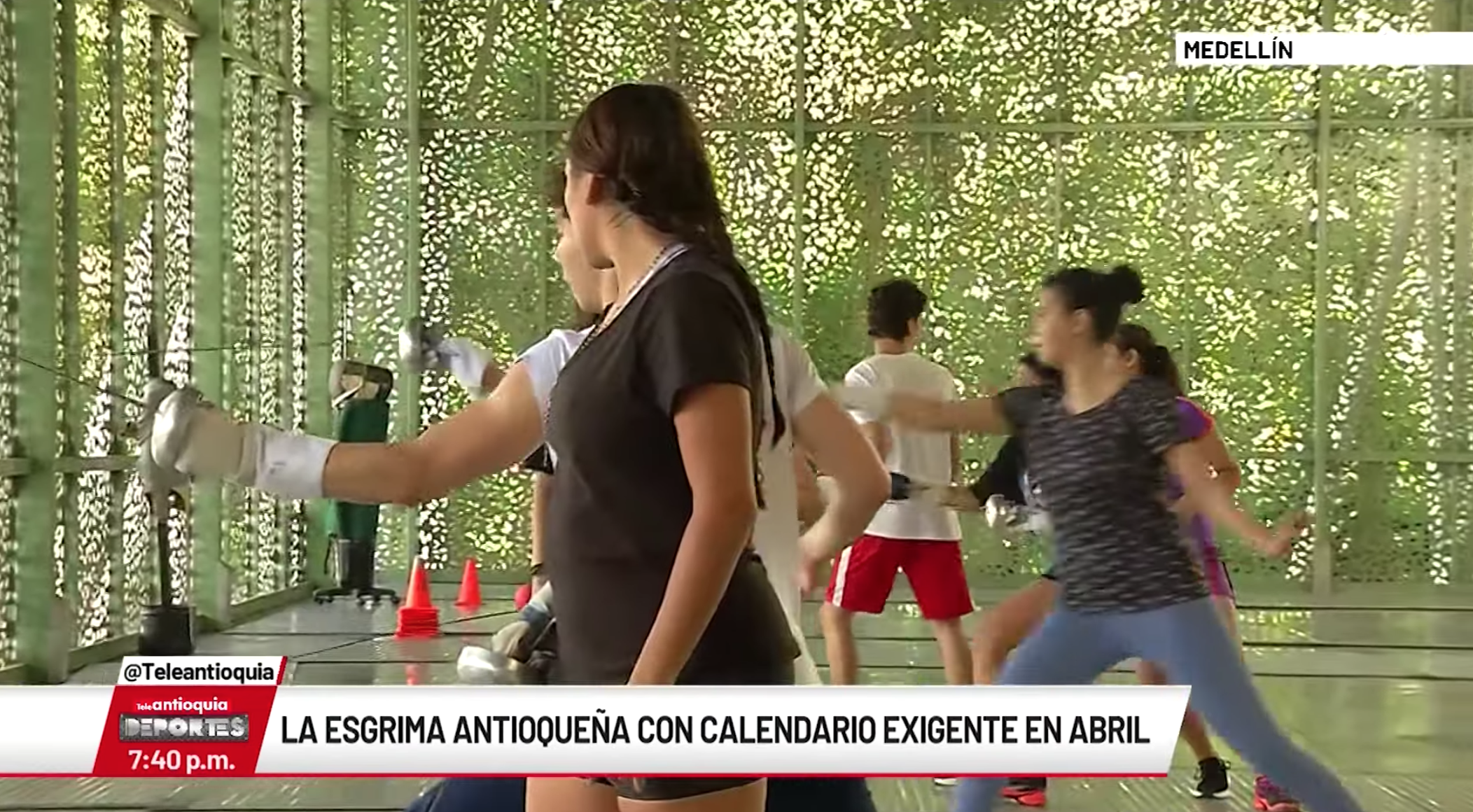 La esgrima antioqueña con calendario exigente en abril