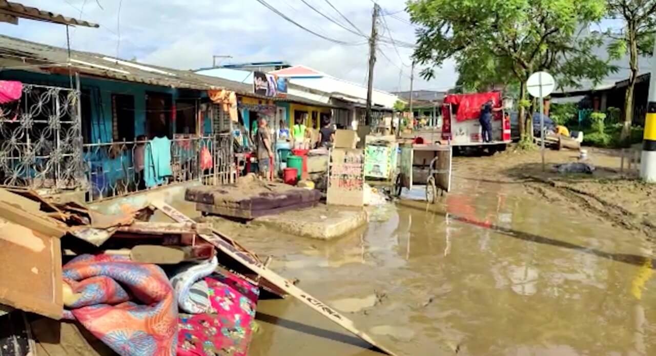 2 mil familias de 9 barrios afectadas por inundaciones