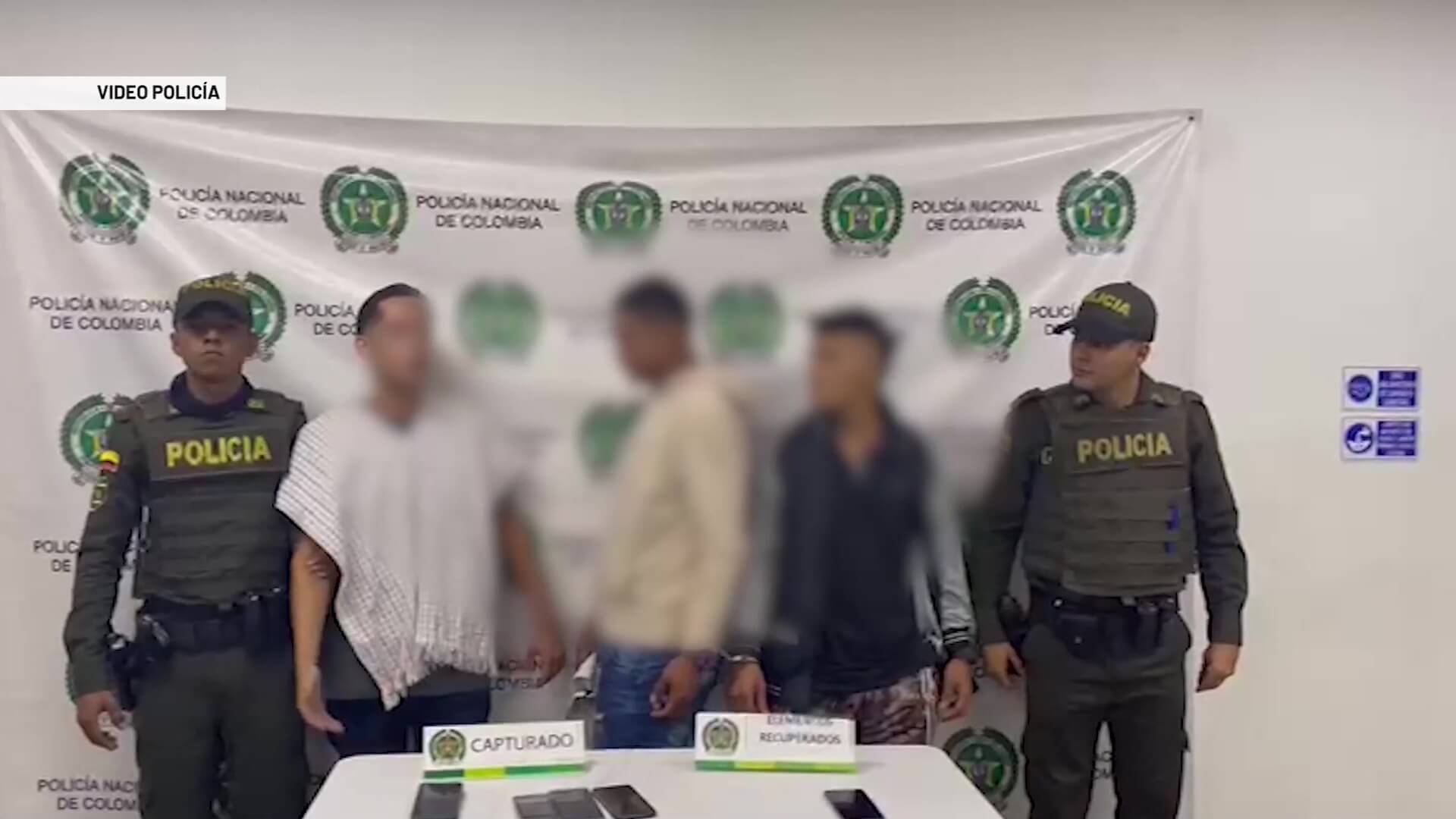 Diez capturados, señalados de hurtos y extorsiones