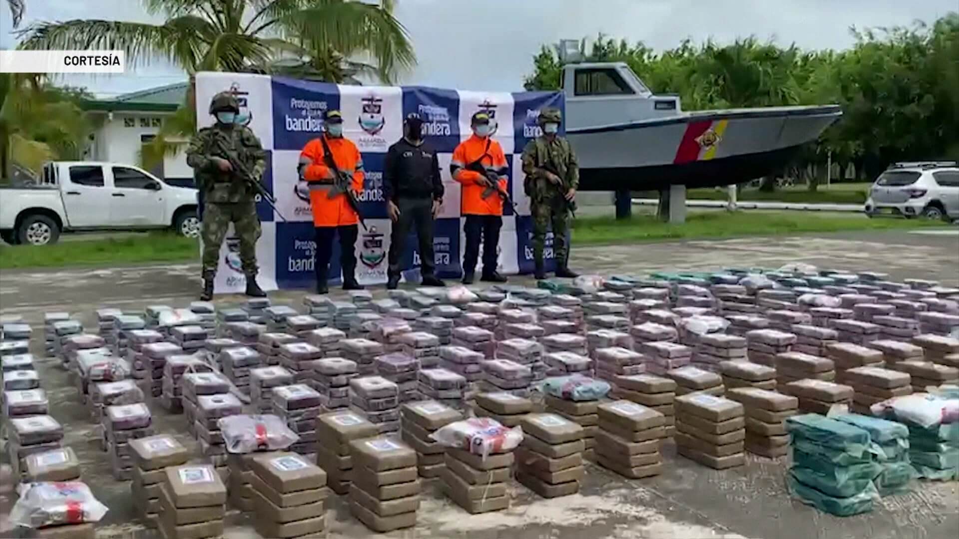 Incautados 974,6 kilogramos de clorhidrato de cocaína