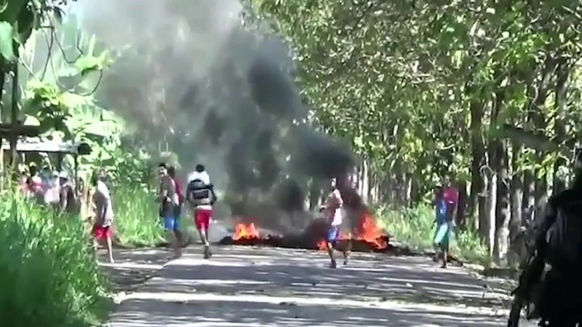 Protesta afectó acceso a aeropuerto y Embarcadero