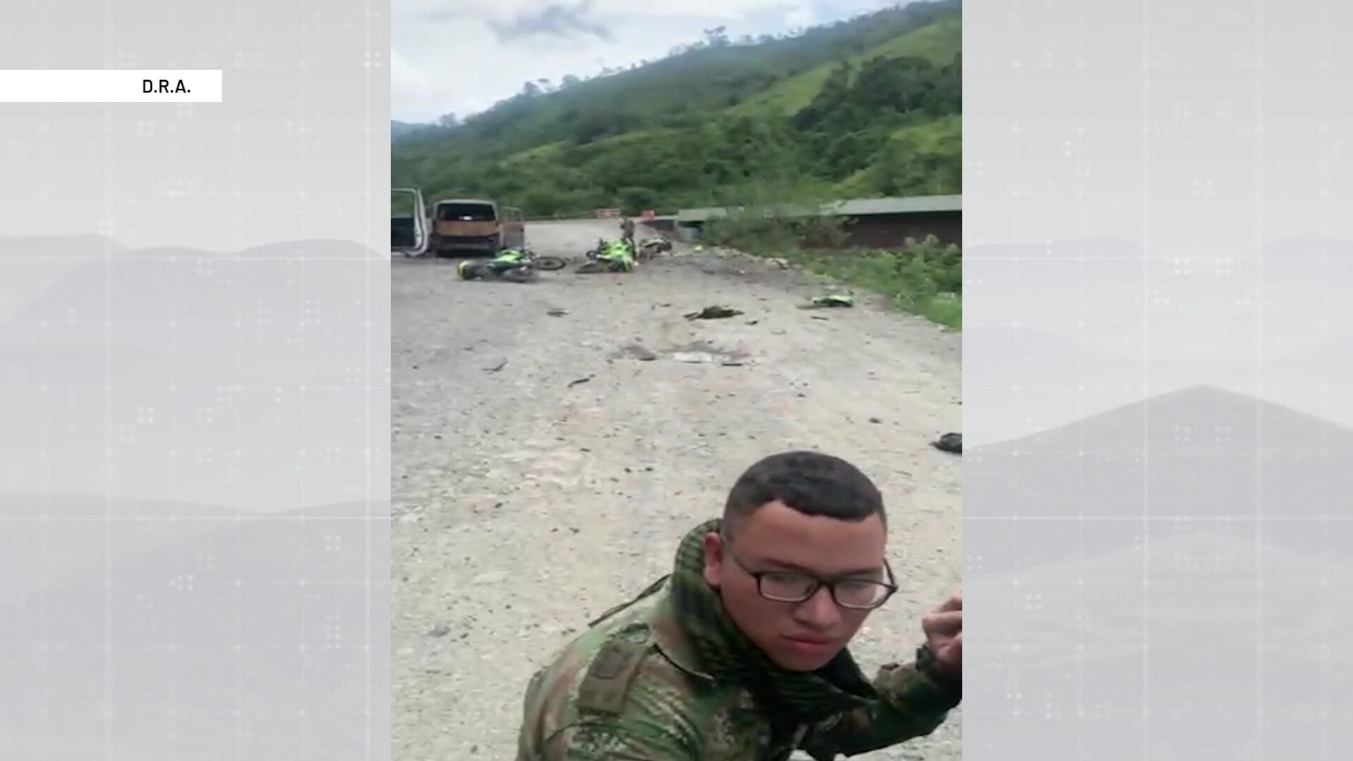 Un policía y un soldado muertos en ataque a caravana