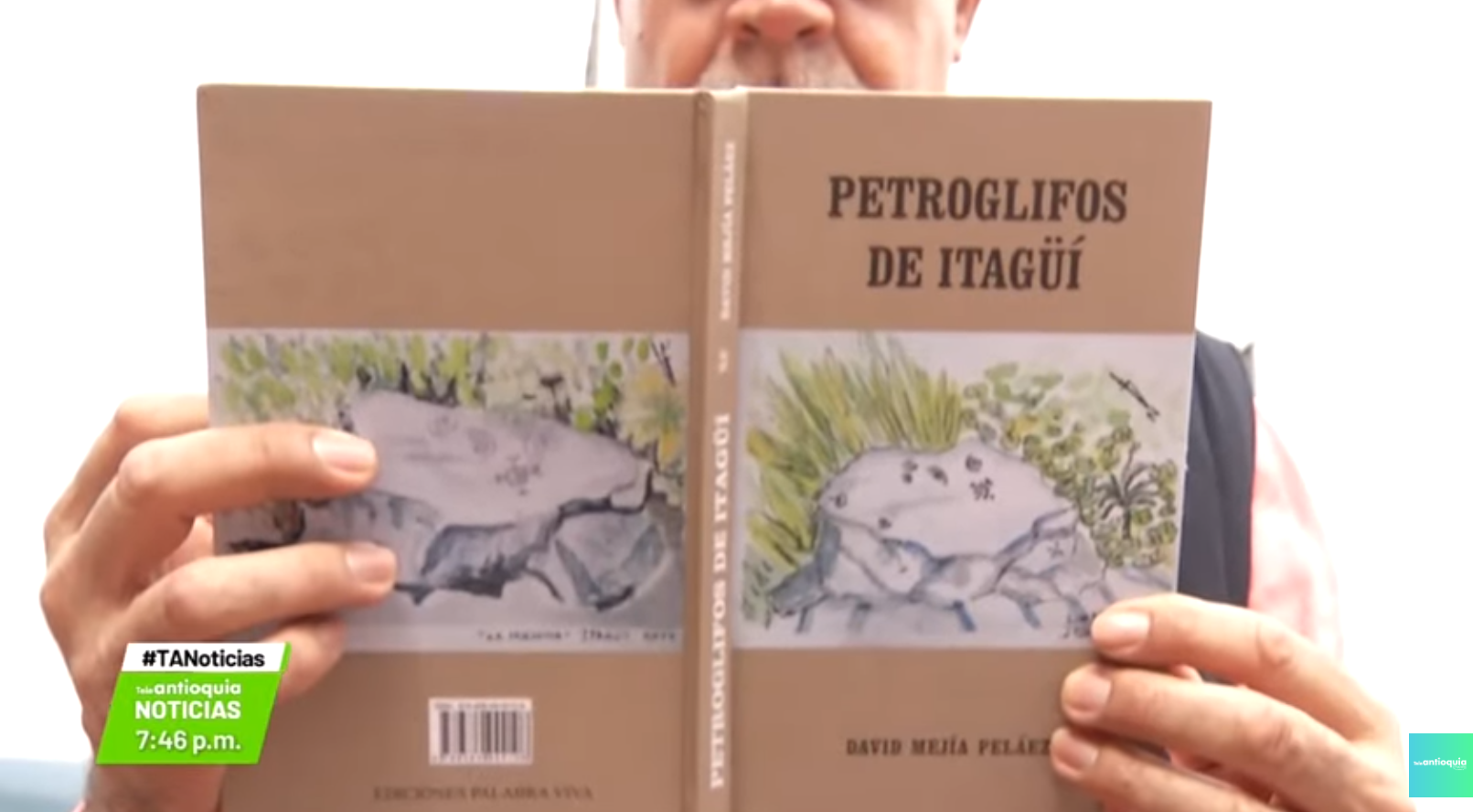 Petroglifos de Itagüí´, el primer libro de David Mejía